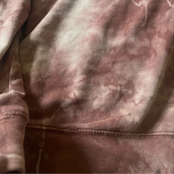 Alta mont surf skate pink tie dye lightweight cotton pullover sweatshirt - Picture 6 of 8